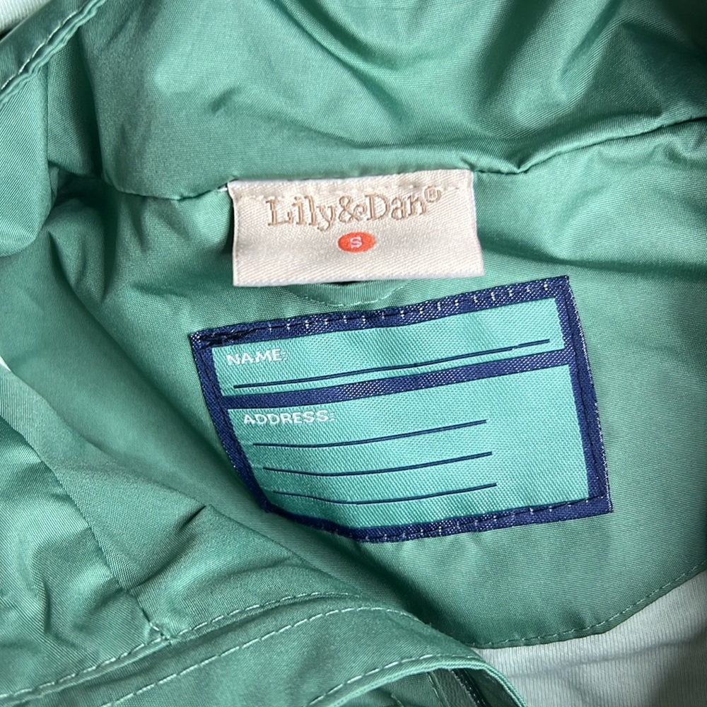 LILY & DAN Green Frog Reflective Jacket S - Picture 10 of 11